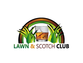 Lawn & Scotch Club logo design by samuraiXcreations