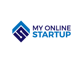 My Online Startup logo design by denfransko