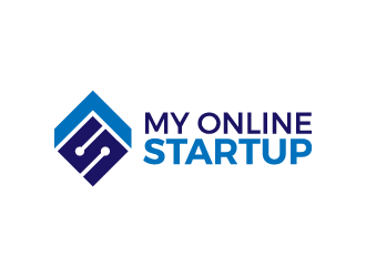 My Online Startup logo design by denfransko