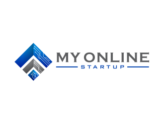 My Online Startup logo design by mutafailan