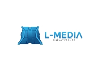 L-MEDIA Display France logo design by naldart
