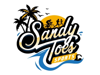 Sandy toes sports logo design by dasigns