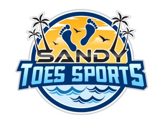 Sandy toes sports logo design by arwin21