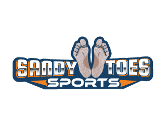 Sandy toes sports logo design by IanGAB