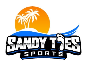 Sandy toes sports logo design by daywalker