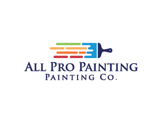 All Pro Painting logo design by mhala