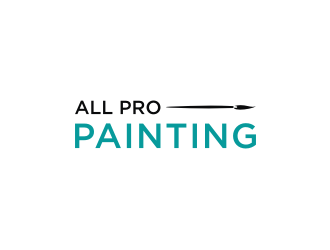 All Pro Painting logo design by mbamboex