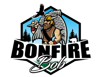 Bonfire Bob logo design by DreamLogoDesign