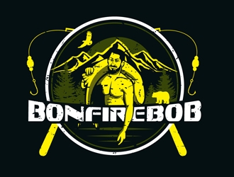 Bonfire Bob logo design by DreamLogoDesign