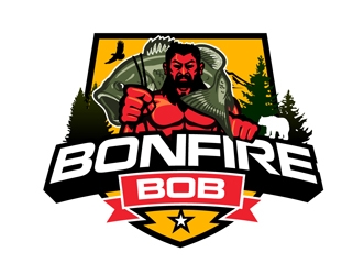 Bonfire Bob logo design by DreamLogoDesign