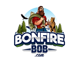 Bonfire Bob logo design by DreamLogoDesign