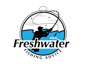 Freshwater Fishing Advice logo design by kingfisher