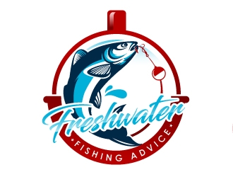 Freshwater Fishing Advice logo design by Suvendu