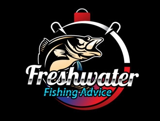 Freshwater Fishing Advice logo design by frontrunner
