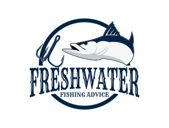 Freshwater Fishing Advice logo design by Kruger