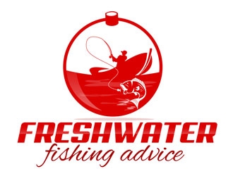Freshwater Fishing Advice logo design by LogoInvent