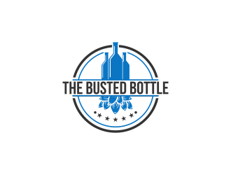 The Busted Bottle logo design by ArRizqu