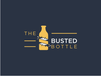 The Busted Bottle logo design by Susanti