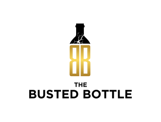 The Busted Bottle logo design by ammad