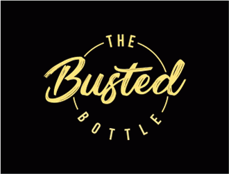 The Busted Bottle logo design by logoviral