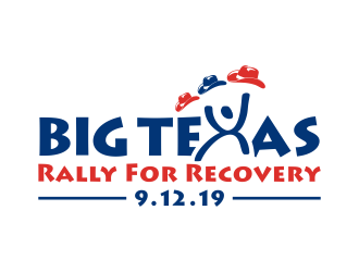Big Texas Rally For Recovery logo design by Kruger