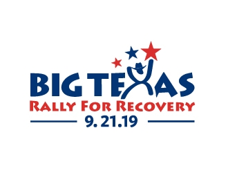 Big Texas Rally For Recovery logo design by gogo