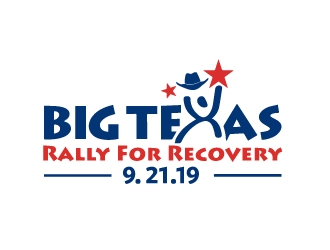 Big Texas Rally For Recovery logo design by gogo