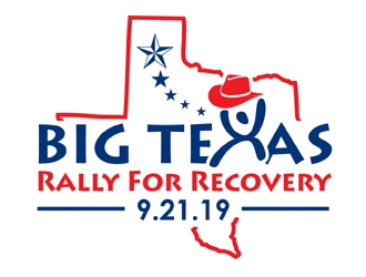 Big Texas Rally For Recovery logo design by MAXR