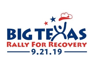 Big Texas Rally For Recovery logo design by frontrunner