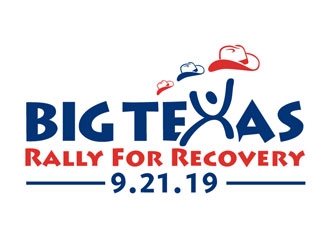 Big Texas Rally For Recovery logo design by frontrunner