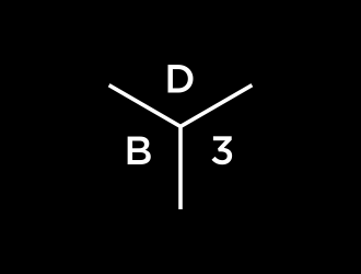 DB3 logo design by BlessedArt