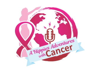 A Hippies Adventures with Cancer logo design by ruki
