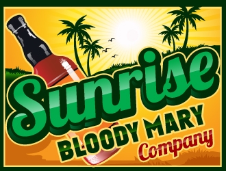 sunrise bloody mary company logo design by Suvendu
