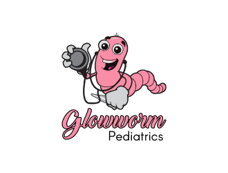 Glowworm Pediatrics logo design by nona