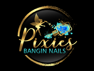 Pixies Banging Nails logo design by ingepro