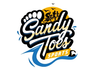 Sandy toes sports logo design by dasigns