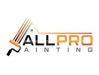 All Pro Painting logo design by REDCROW