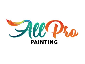All Pro Painting logo design by REDCROW