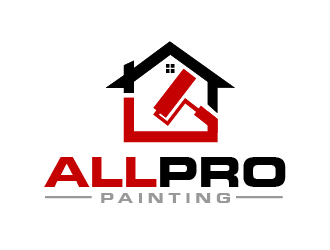 All Pro Painting logo design by THOR_