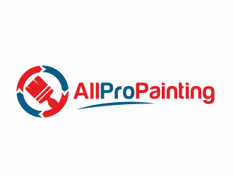 All Pro Painting logo design by serprimero