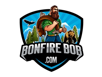 Bonfire Bob logo design by DreamLogoDesign