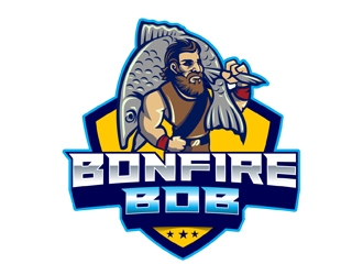 Bonfire Bob logo design by DreamLogoDesign