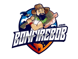 Bonfire Bob logo design by DreamLogoDesign