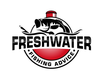 Freshwater Fishing Advice logo design by DreamLogoDesign