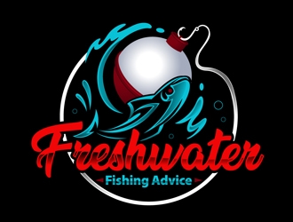 Freshwater Fishing Advice logo design by DreamLogoDesign