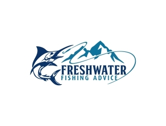 Freshwater Fishing Advice logo design by mrdesign