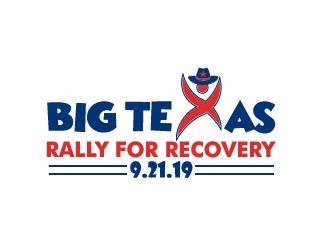 Big Texas Rally For Recovery logo design by rosy313
