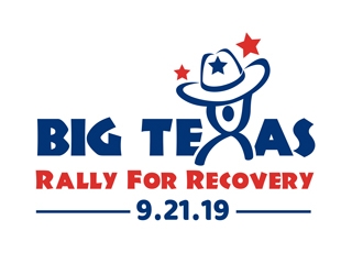 Big Texas Rally For Recovery logo design by Arrs