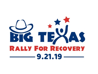 Big Texas Rally For Recovery logo design by Arrs