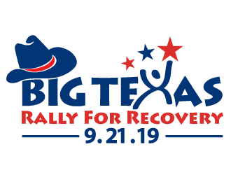 Big Texas Rally For Recovery logo design by scriotx